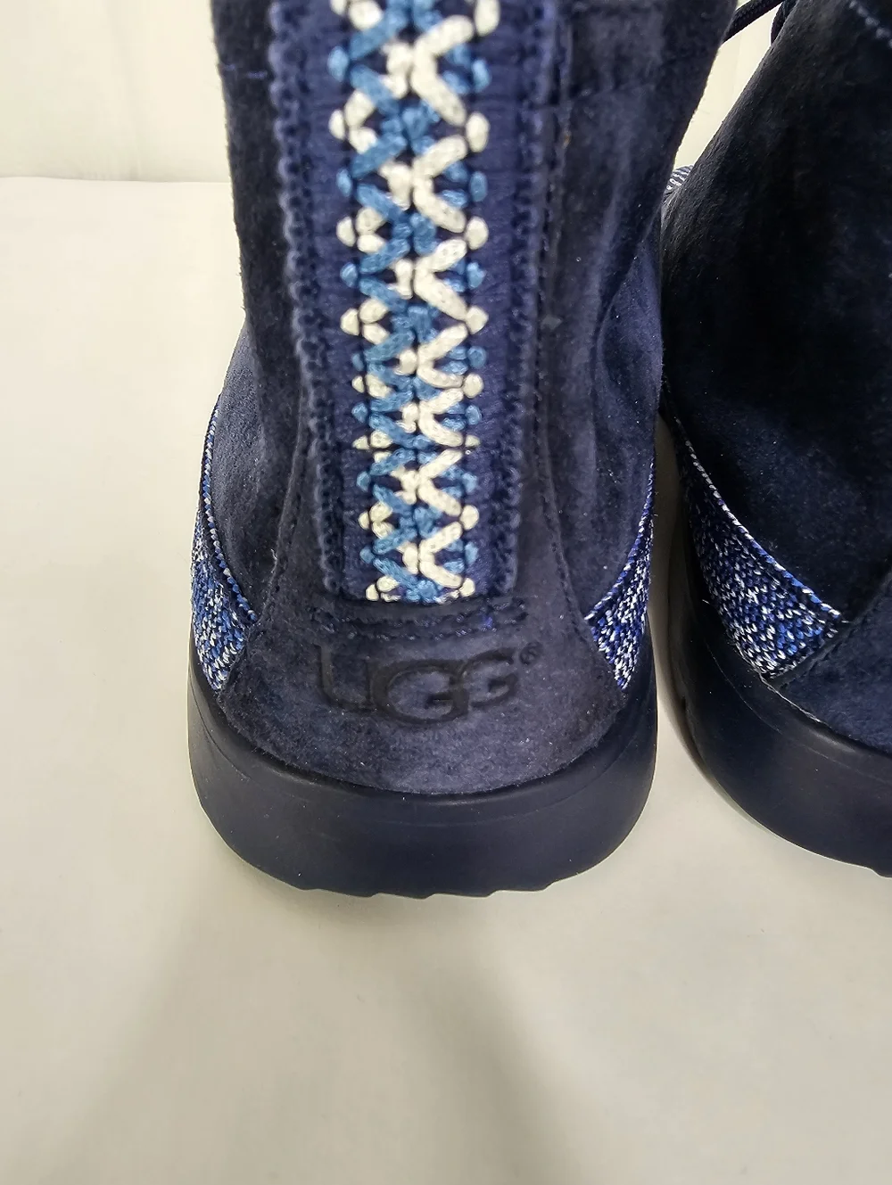 UGG Men’s Freamon Hyperweave 2.0 Chukka Sneaker Boots Navy Blue Size 8 NEW